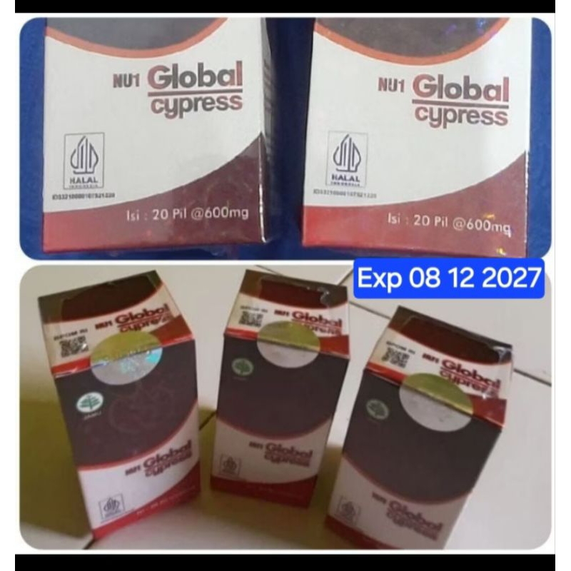 Pil Hitam NU Global Cypress 20 butir