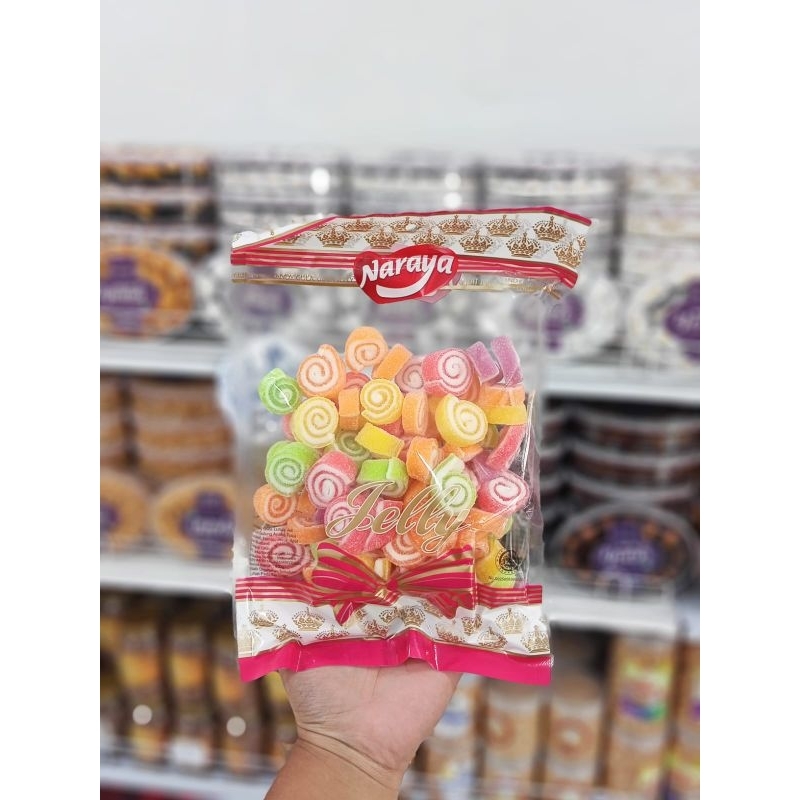 

Permen jelly roll Naraya 400g