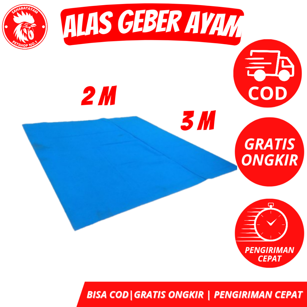 Alas Geber Ayam 2x3 Meter Karpet Ayam Bangkok Alas Karpet Ayam