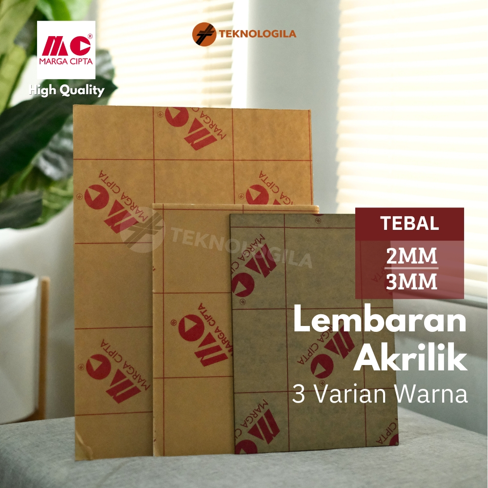 

Lembaran Akrilik A2 2mm 3mm