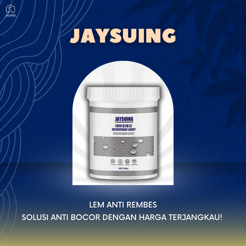 Jaysuing Lem Sealant Gel Aquaproof Anti Bocor Rembes Air Pelapis Penambal Perekat Transparant Bening