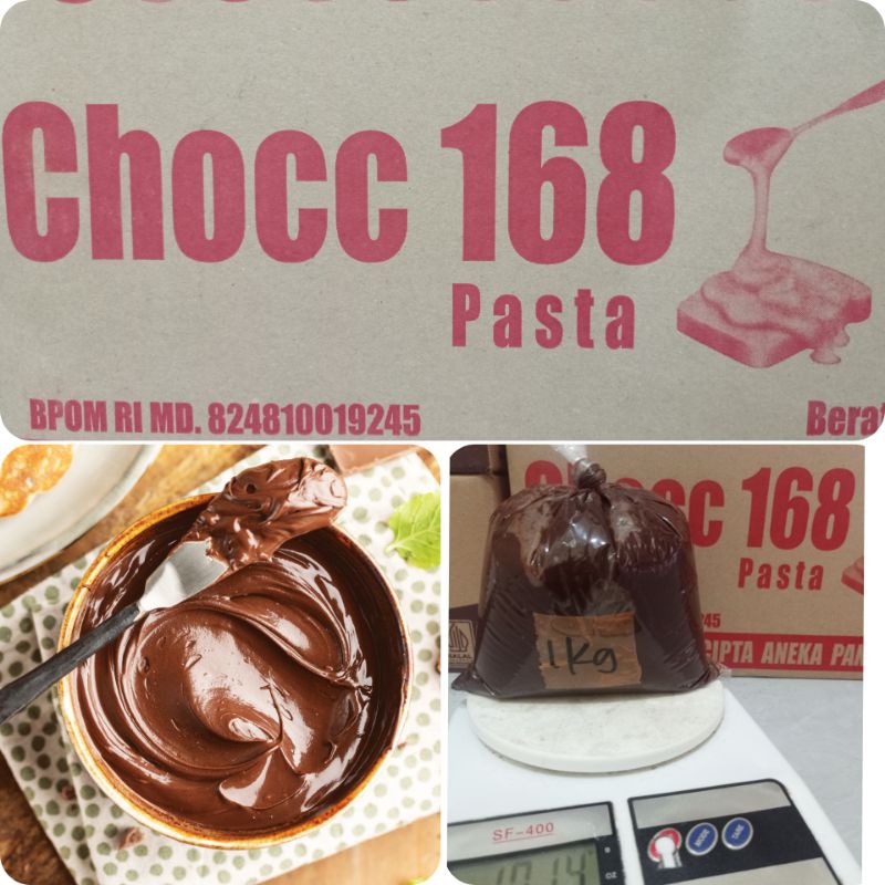

Coklat pasta/Coklat filling/isian roti/Repack 1 kg