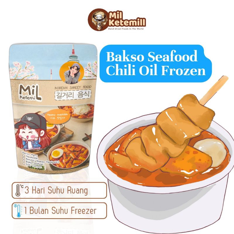 

Baso Seafood Chili Oil | Baso Seafood Frozen | Bola Seafood Frozen Mil Ketemill