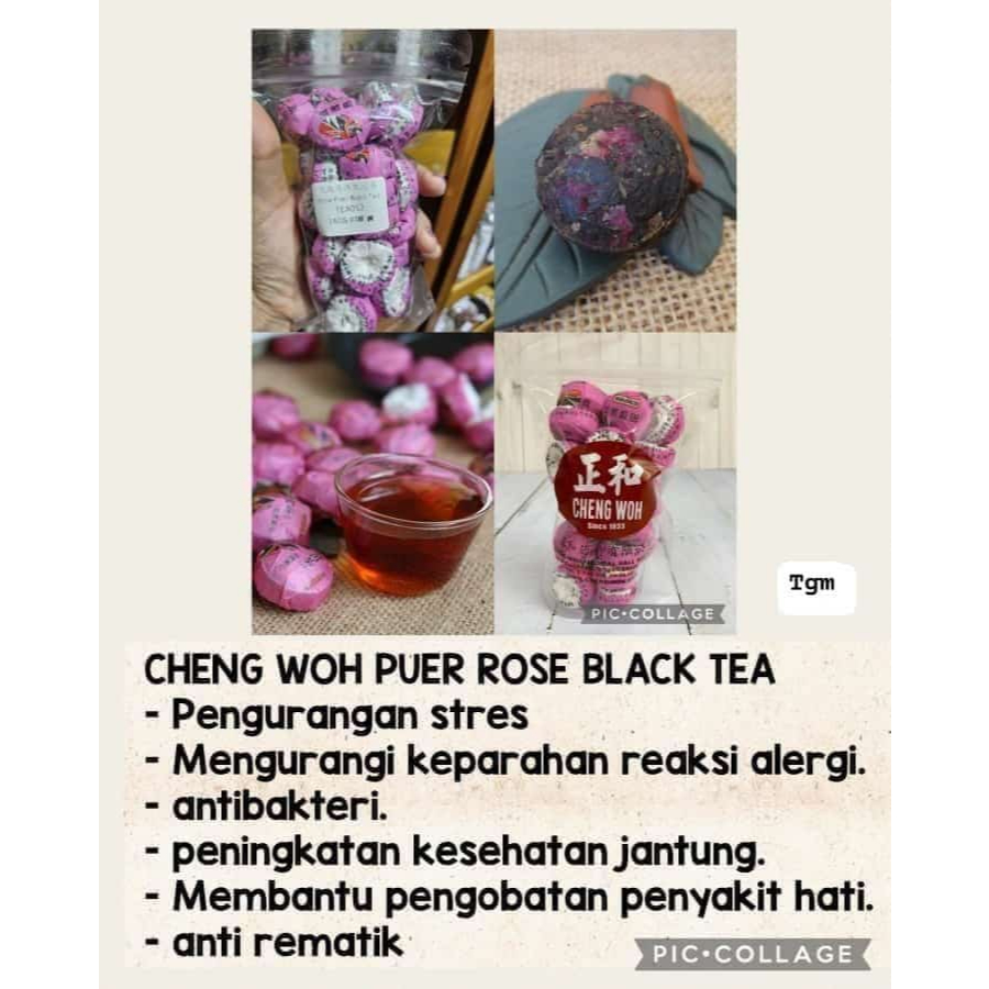 

CHENG WOH PUER ROSE BLACK TEA - jastip penang