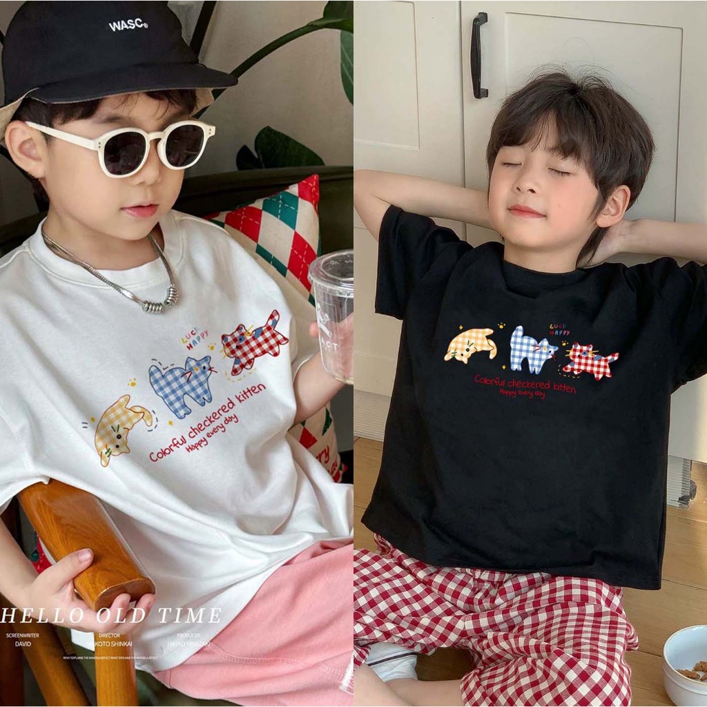 baju anak laki laki kekinian |baju anak cowok |kaos anak laki laki 12 tahun |Putih cocobaby t shirt 