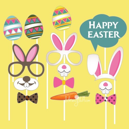 Photobooth Props Paskah Prop Acc Foto Aksesoris Paskah