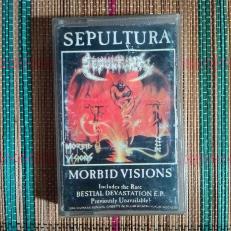 Sepultura - Morbid Visions ' Cassette Tape kaset Pita