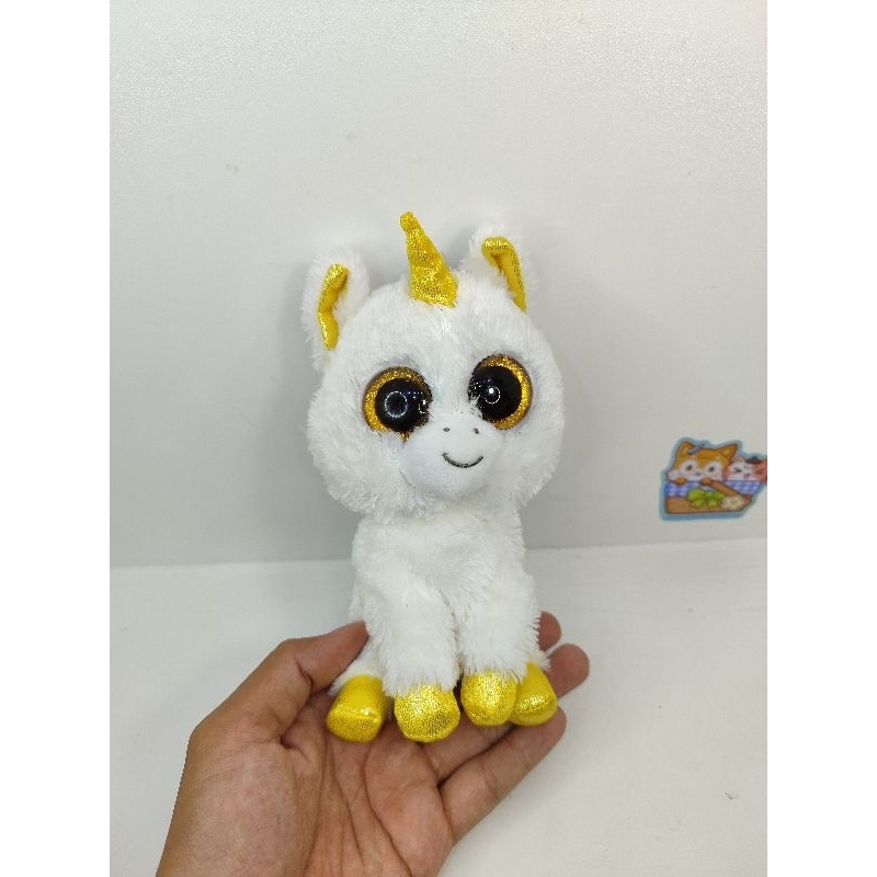 boneka unicorn ty mabel mata belo original ty brand