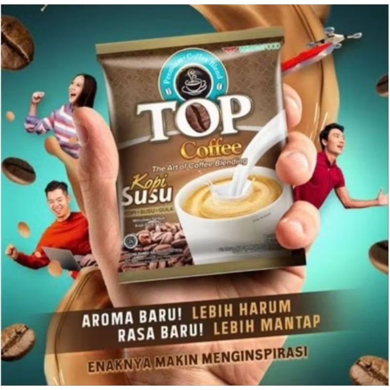 

VM Kopi Sachet Top Coffee Susu Isi 31gr