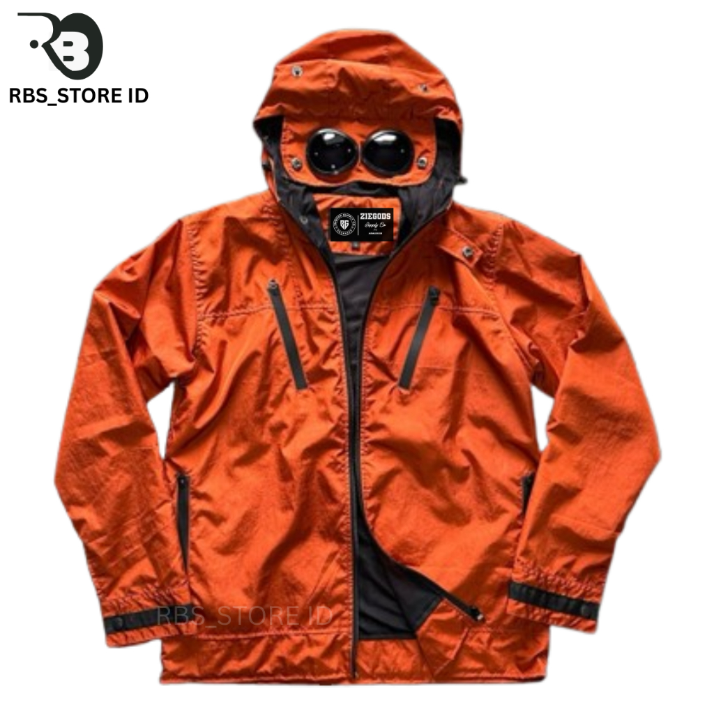 Goggle Jaket Bunglon / Gogle Jacket Orange Outdoor Waterproof - Casual Outfit