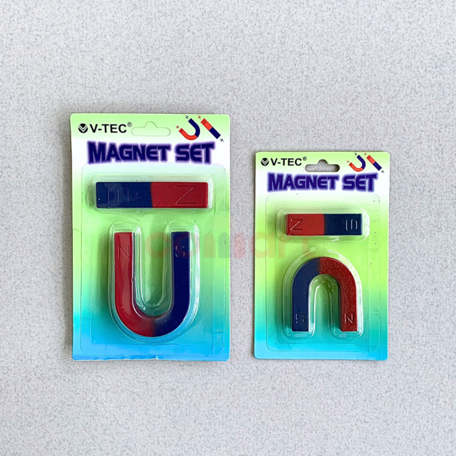 Magnet U dan Batang - Magnet Set VTec Besar dan Kecil
