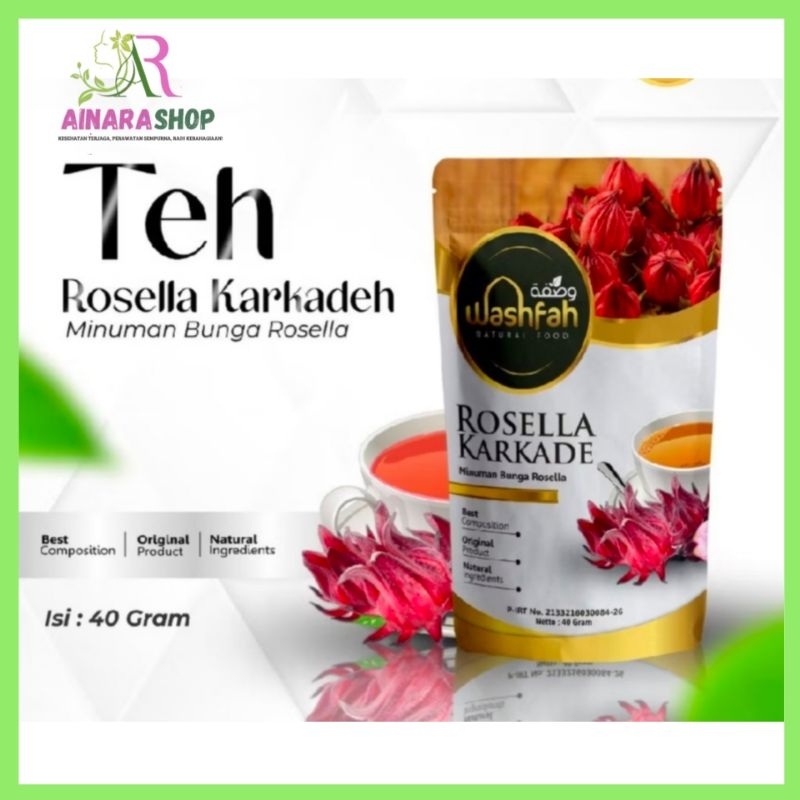 

Washfah Teh Bunga Rosella Karkade Premium 40 gr Tradisional Membantu Menurunkan Tekanan Darah