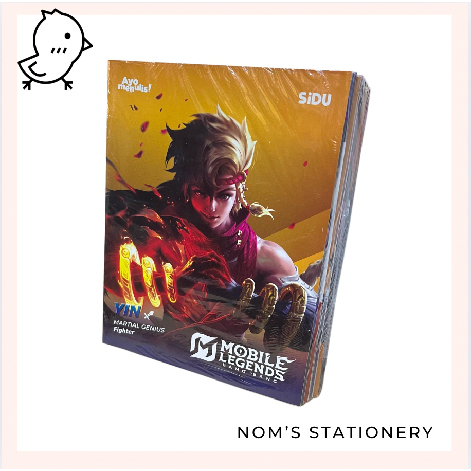 

Buku Tulis Sinar Dunia / SIDU 38 Lembar Mobile Legends ( 1 Pack isi 10 Buku)