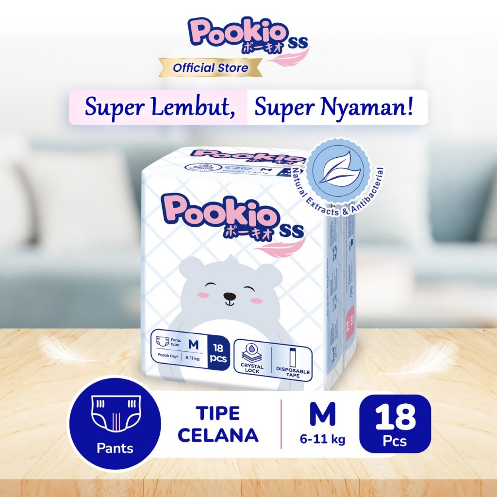 RB7 [JUMBO SIZE] Pookio SS Popok Anak Diaper Celana 4XL / XXXXL14 - Popok XXXXL