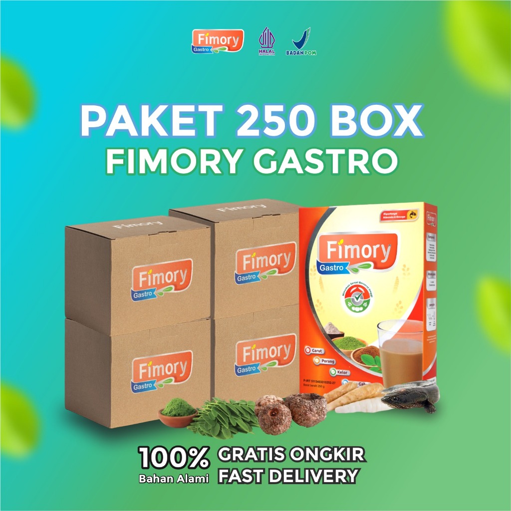 

Paket 250 Box Fimory Gastro Ampuh Atasi Asam Lambung, Gerd, Dan Tukak Lambung