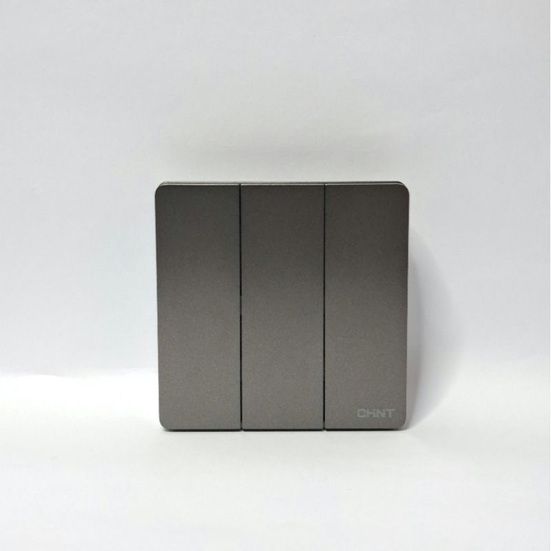 Saklar triple CHINT M2 - GREY