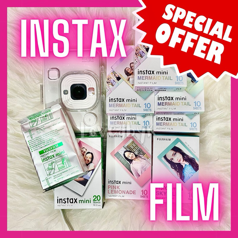 (READY) FujiFilm Instax Mini Instant Film | Langsung Kirim Instant Sameday | Expired 2027
