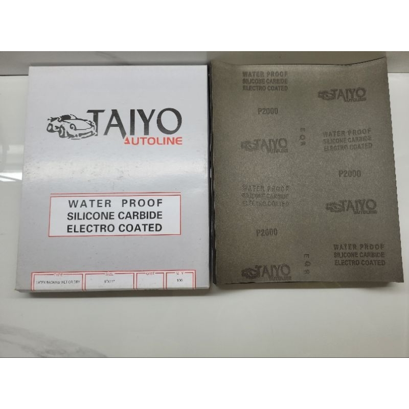 AMPLAS KERTAS LEMBARAN TAIYO ISI 100pcs / ABRASIVE PAPER CC500, CC1000,CC2000
