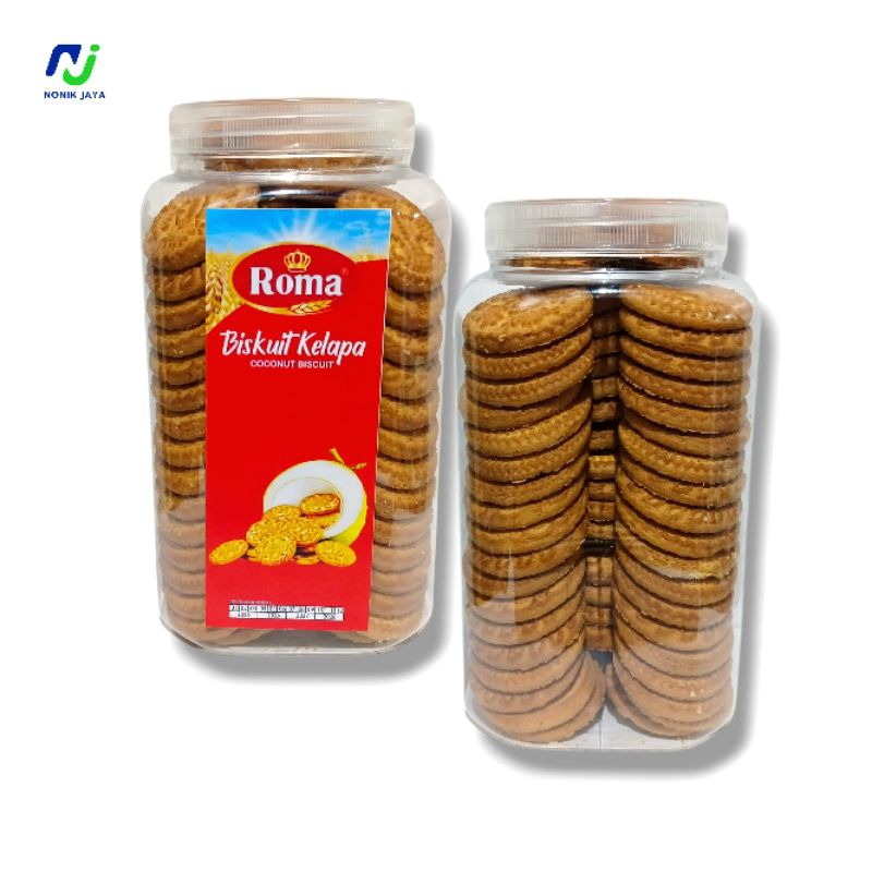 Grilshop7 ( Biskuit Toples ) Roma Kelapa Biskuit Toples/Coconut Biscuit Toples@615Gr