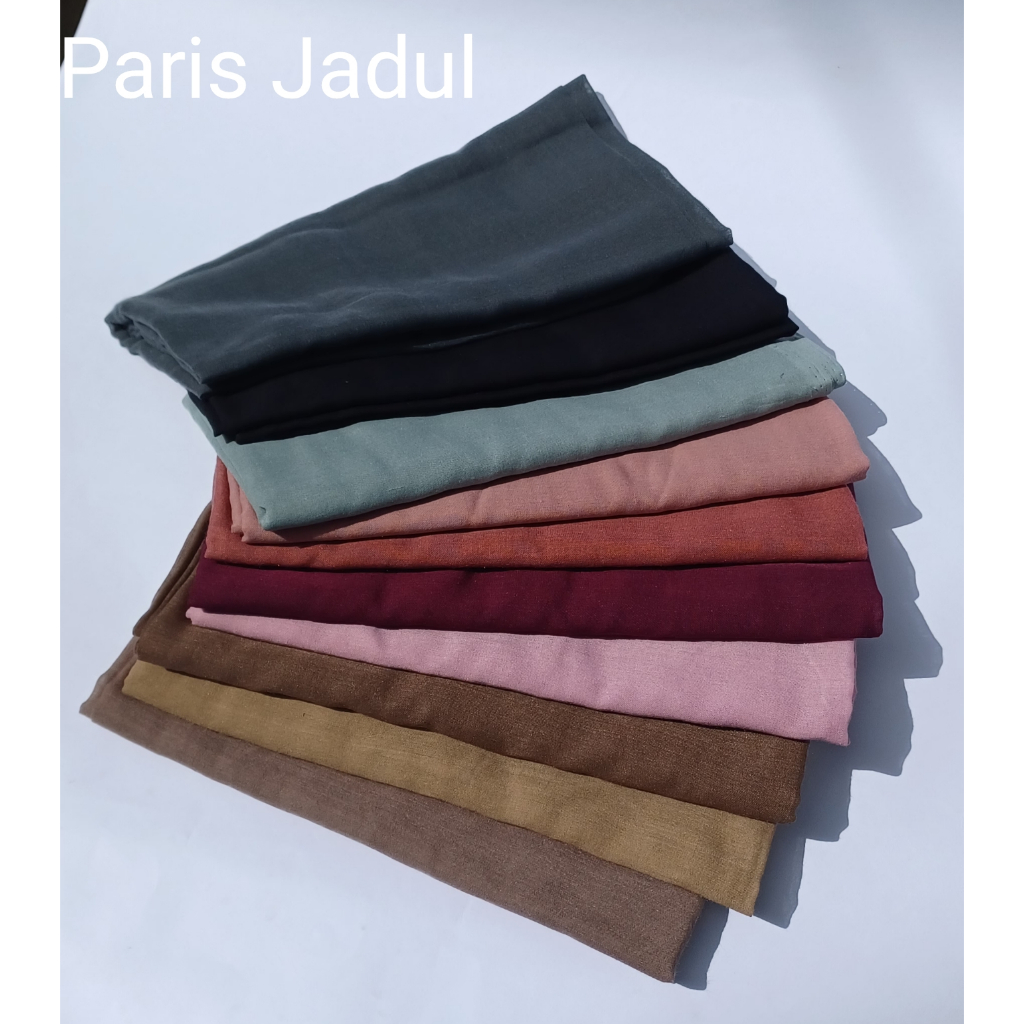 Paris Jadul Kain Warna-warni, Hijab Segiempat