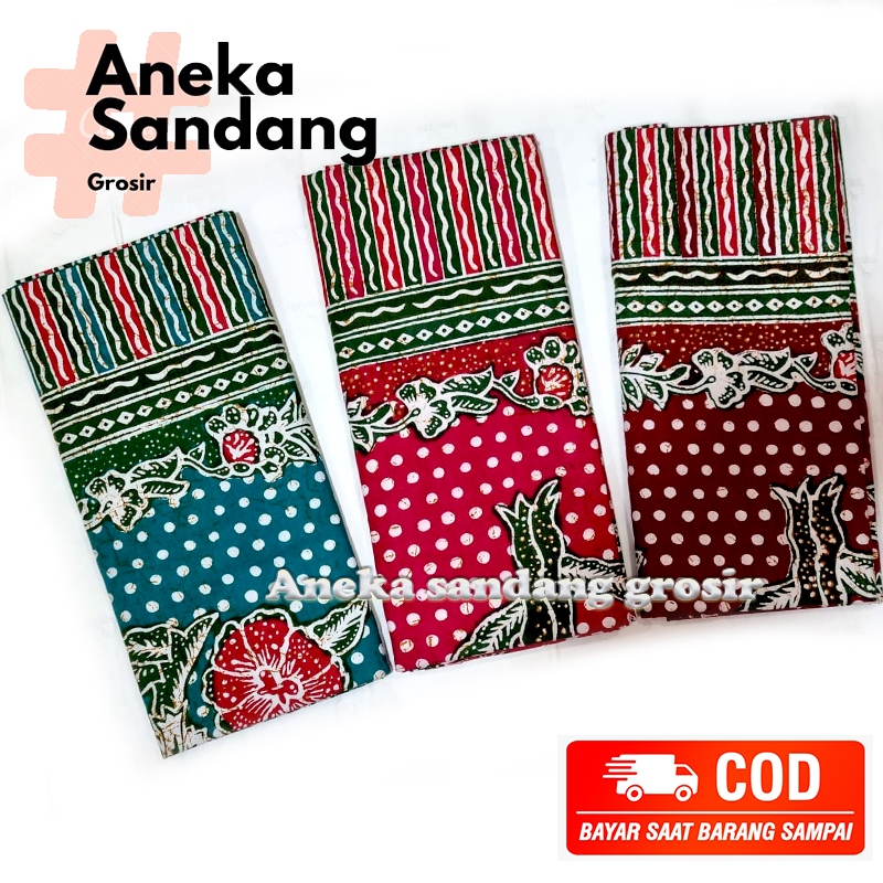 KAIN BATIK SELENDANG GENDONGAN BAYI UKURAN PANJANG 240 X 90 JARIK CUKIN SAMPING KEBAT