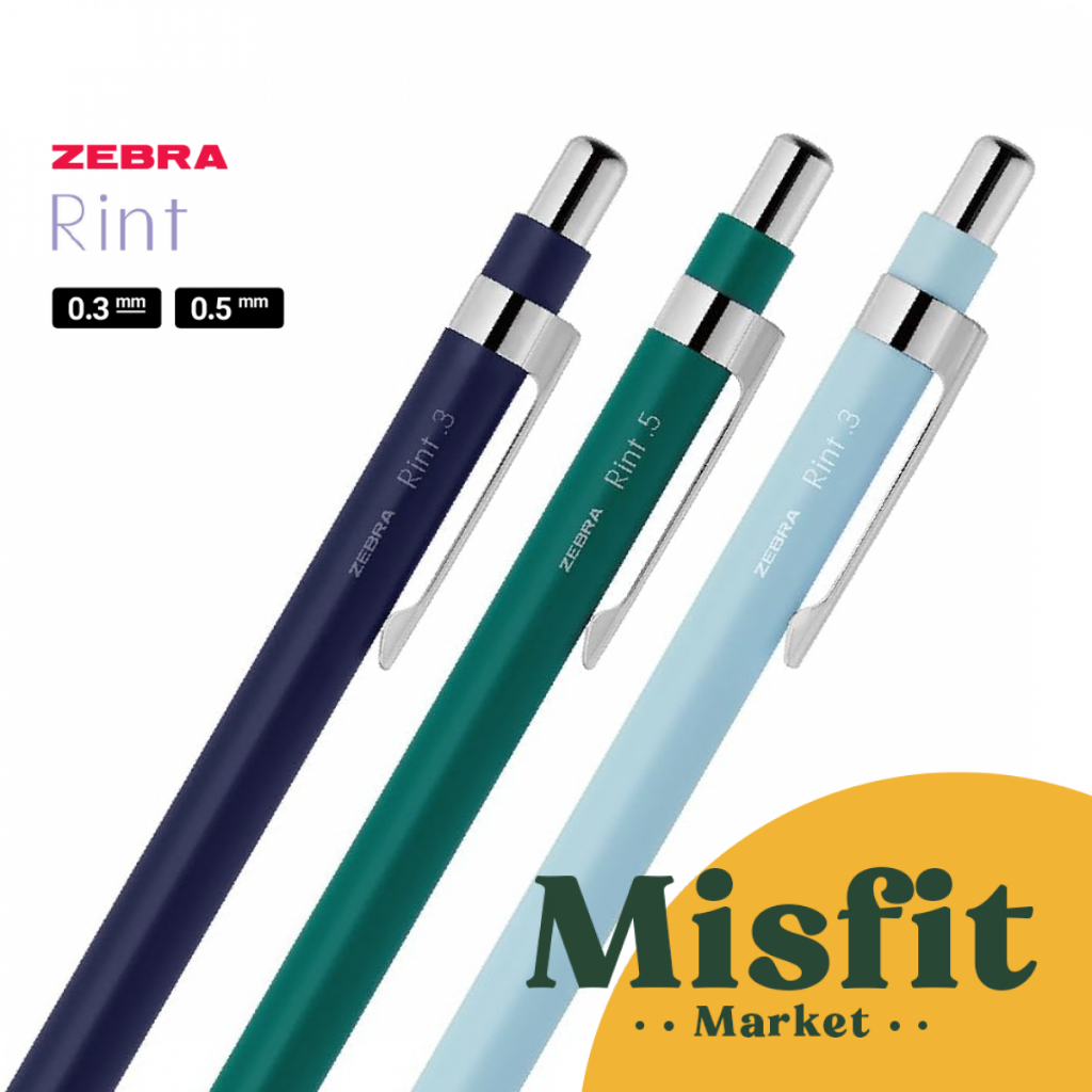 

Zebra RINT Mechanical Pencil 0.3 0.5 mm Pensil Mekanik Cetekan