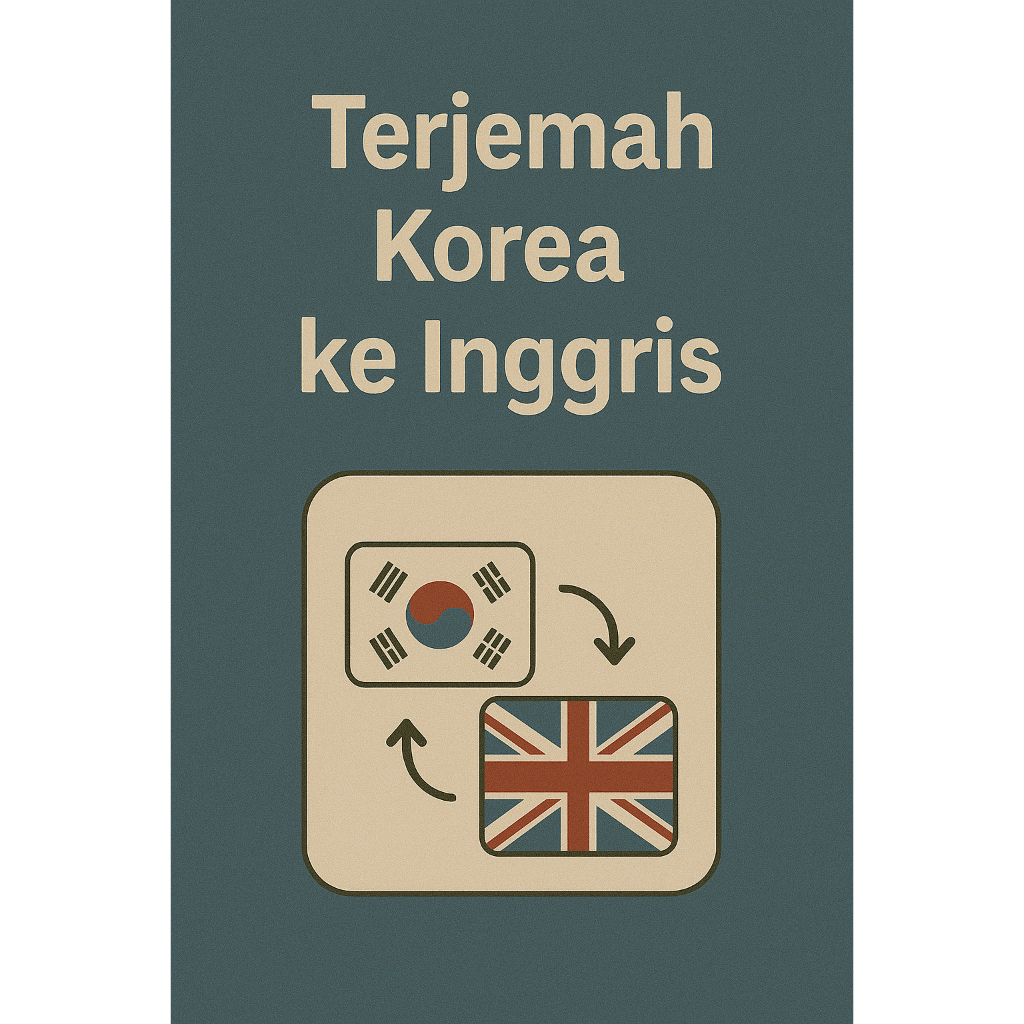 

(PID021) Terjemah Korea ke Inggris