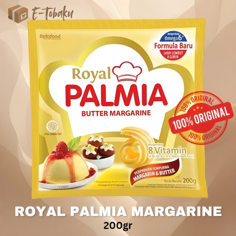 

ROYAL PALMIA BUTTER MARGARINE 200 gr (exp MARET 2026)