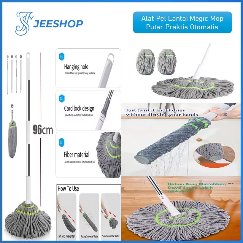 Alat Pel Kain Lantai Peras Otomatis Alat Pel Pembersih Lantai Peras Otomatis