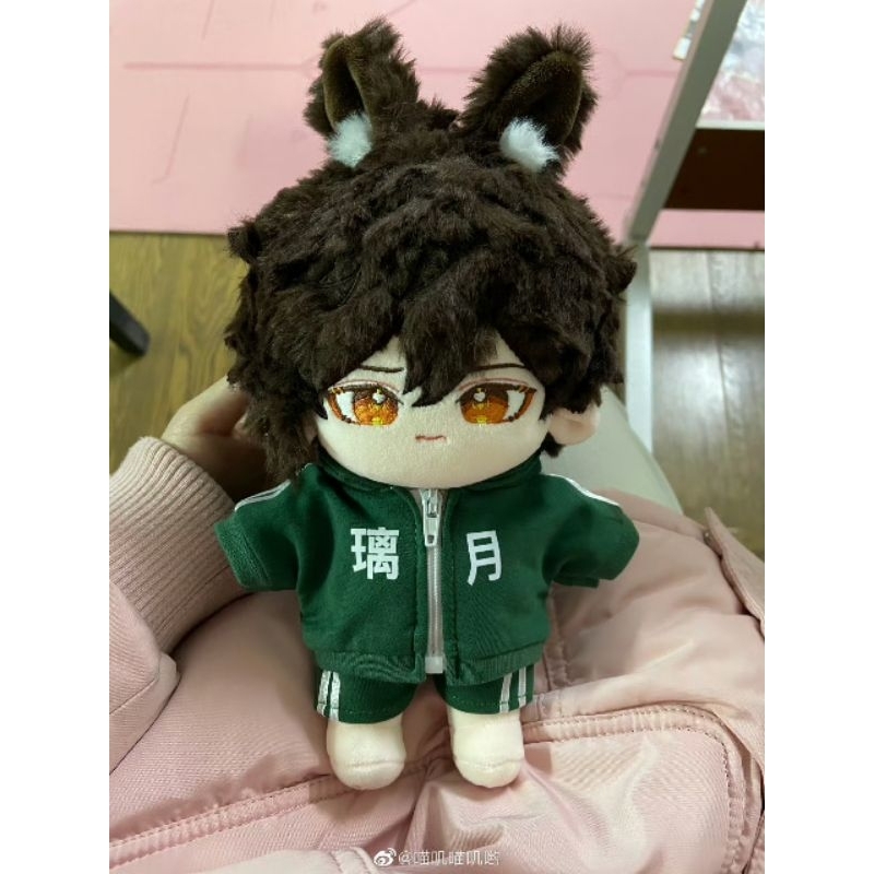 [READY] Genshin Impact Zhongli Doll 20 cm (preloved)