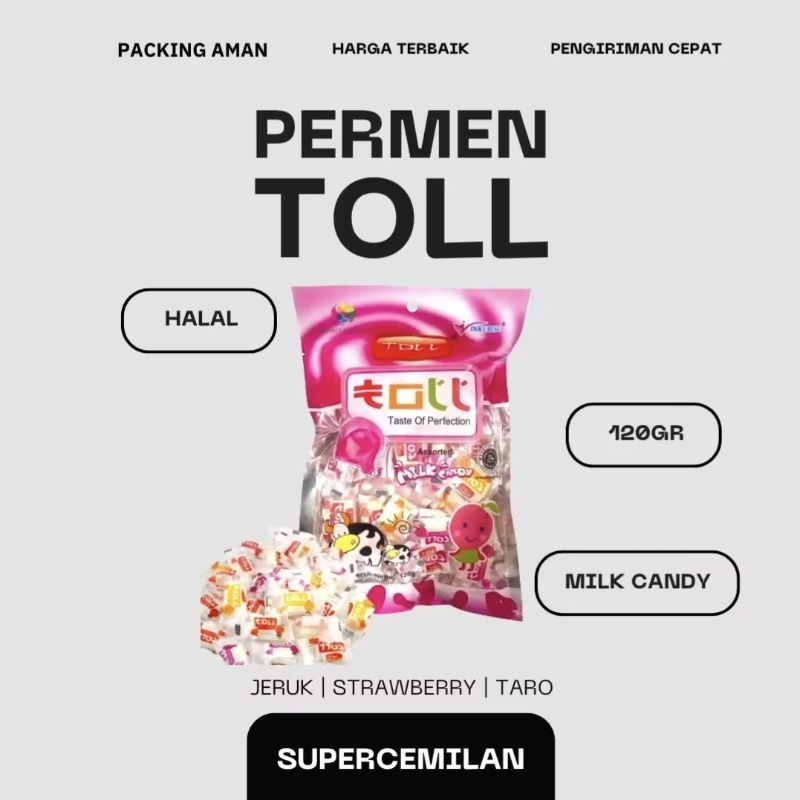 

Permen Susu Toll Milk Candy Toll 120gram