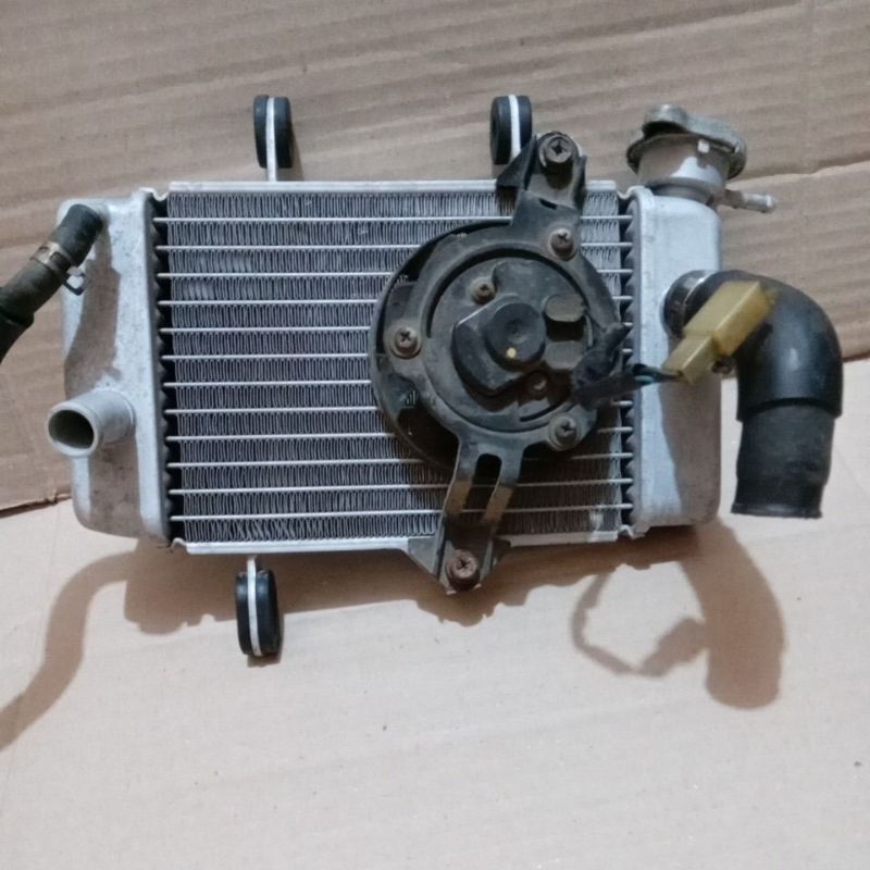 Radiator set kipas yamaha jupiter mx new 135,jupiter mx old seken original copotan motor