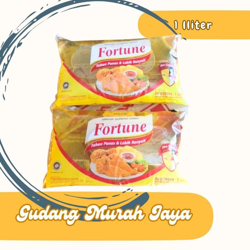 

Minyak Goreng Fortune Bantal 1 Liter - Tahan Panas & Renyah