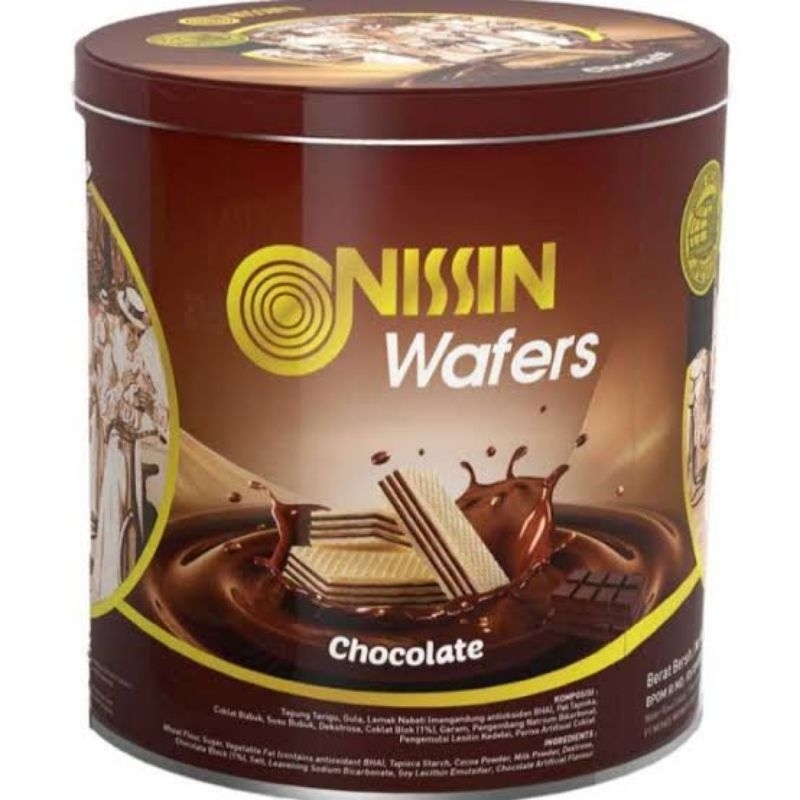 

Nissin Wafers Chocolate 570 gr (kaleng)