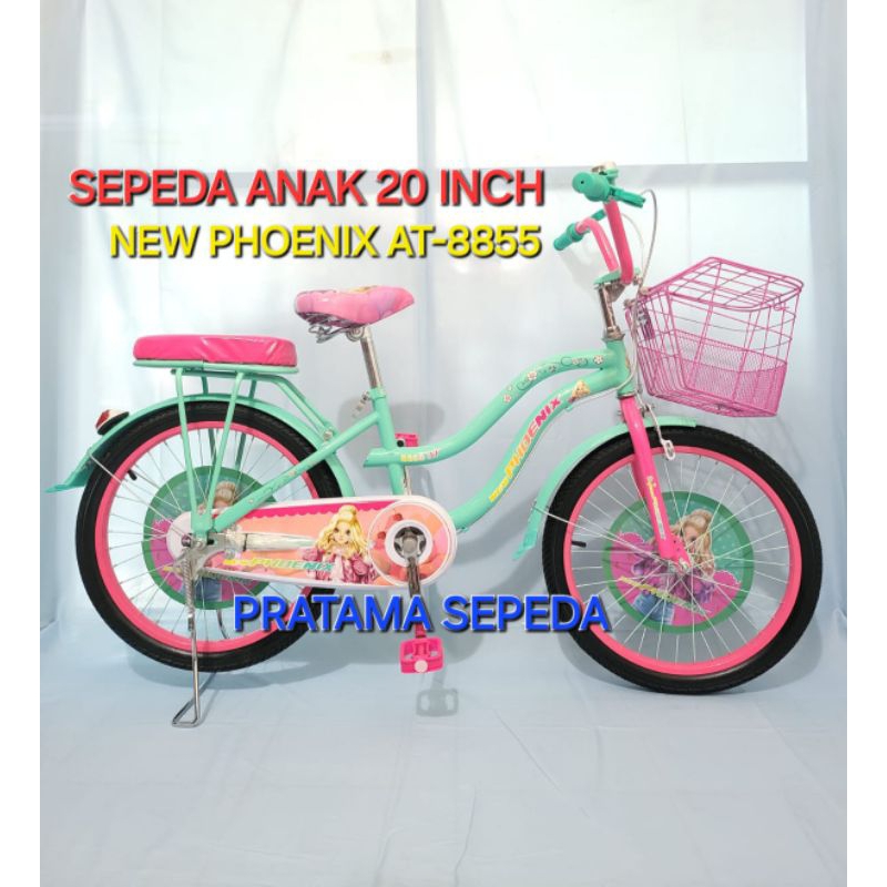 BISA COD Bayar Ditempat Sepeda Keranjang Mini 20 Inch New Phoenix Sepeda Mini Phoenix 20 Inch Usia 8