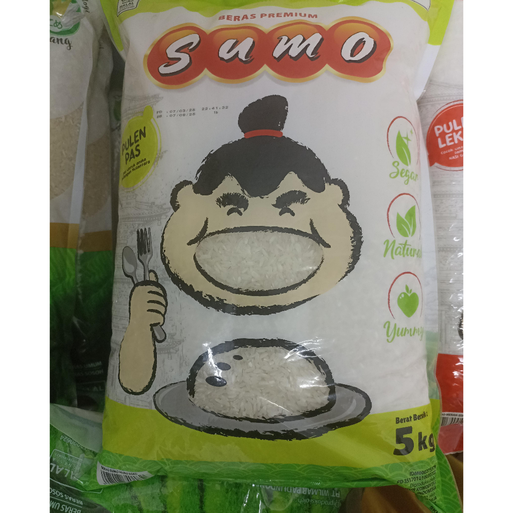 

BERAS SUMO HIJAU KEMASAN 5 KG