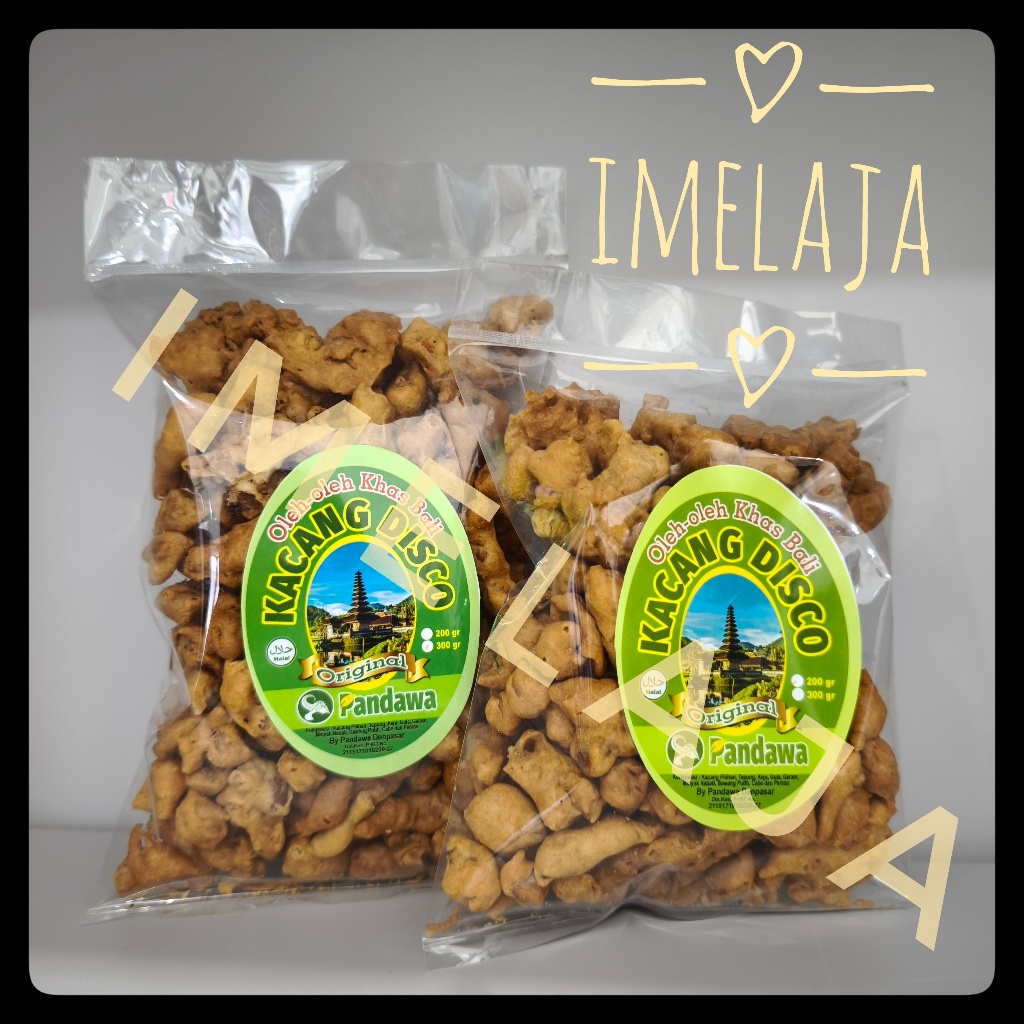 

Pandawa" Kacang Bali Disco 200 Gr dan 300 Gr