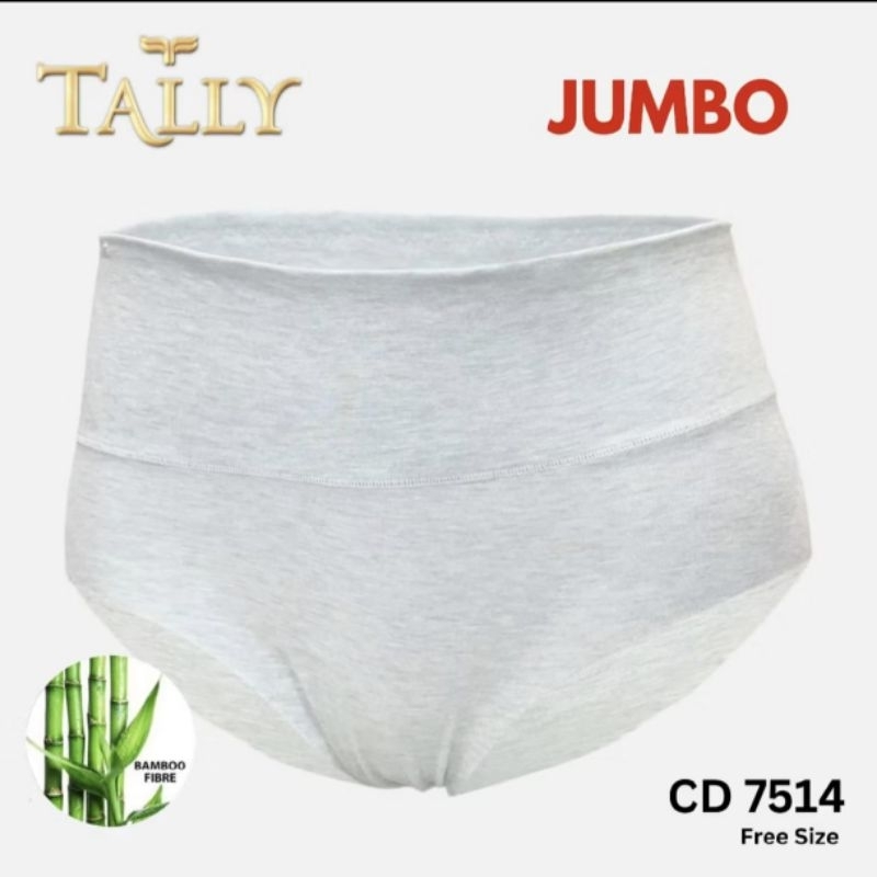 TALLY Cd Wanita Seamless 7514 bahan Katun bambu  Lembut Nyaman dipakainya