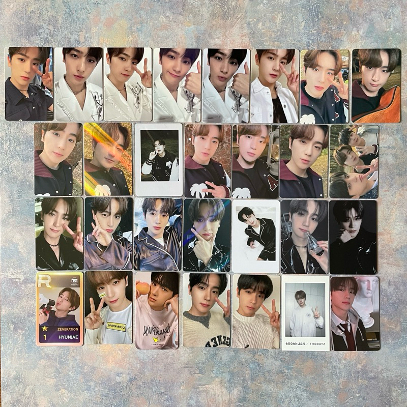 [PART 2] THE BOYZ TBZ HYUNJAE OFFICIAL TRADING CARDS MD MERCH THEBZONE ENCORE THEBROAD ZENERATION ZE