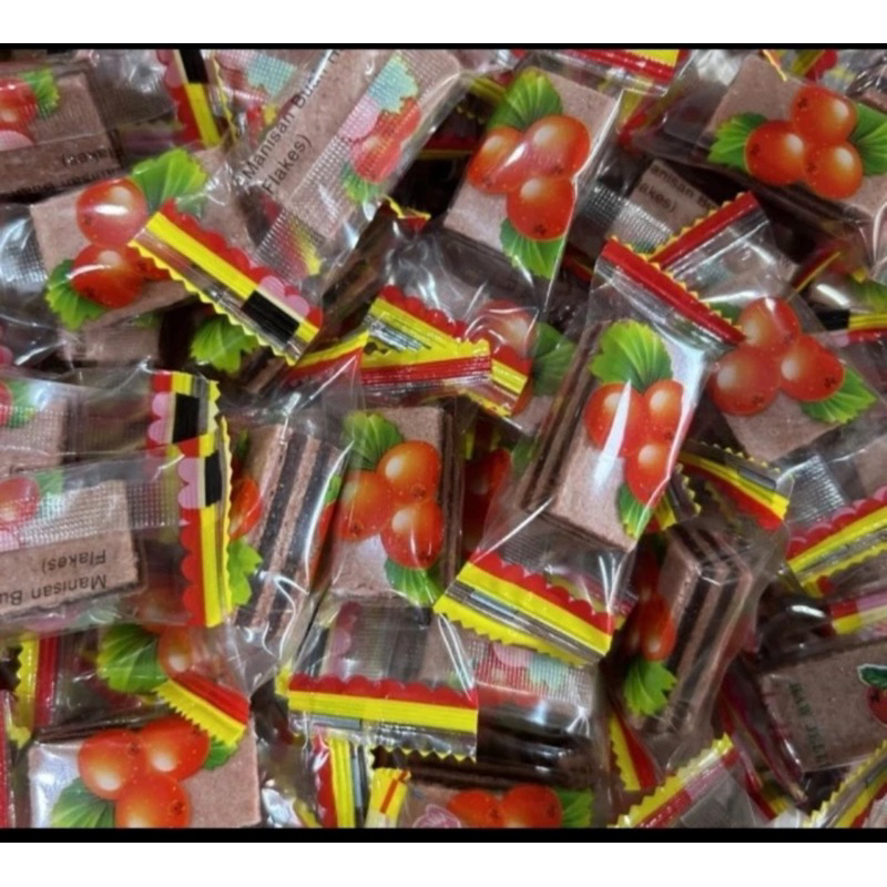 

permen sanca lapis / haw flakes 1kg