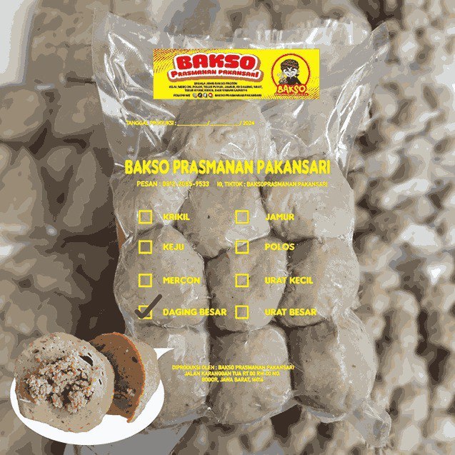 

[BAKSO VIRAL] Bakso Prasmanan Pakansari Bakso Daging Isi 10