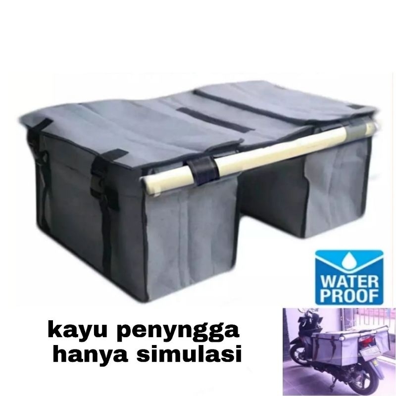 Tas Bronjong Motor-Tas Obrok Motor-Tas Keranjang Motor-Tas Box Motor-Tas Kurir Motor
