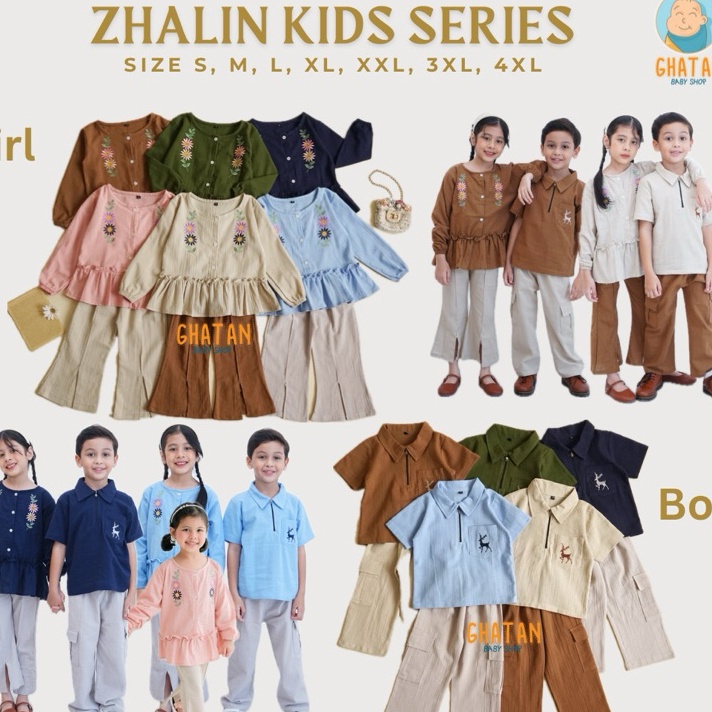 BISA COD Zhalin Series Tobeli Kids Family Set Kids
