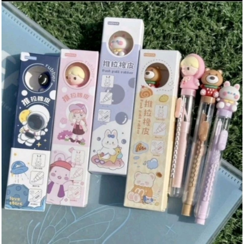 

Penghapus Mekanik Slide Untuk Pensil Karakter Boneka Kartun Cute