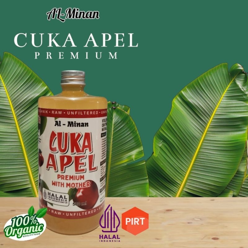 

CUKA APEL AL MINAN PREMIUM 500ML 100% alami, tanpa campuran air, tanpa pewarna, tanpa gula