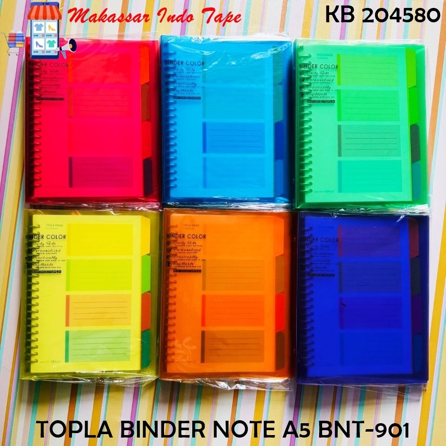 

TOPLA BINDER NOTE A5 BNT-901 BINDER KULIAH
