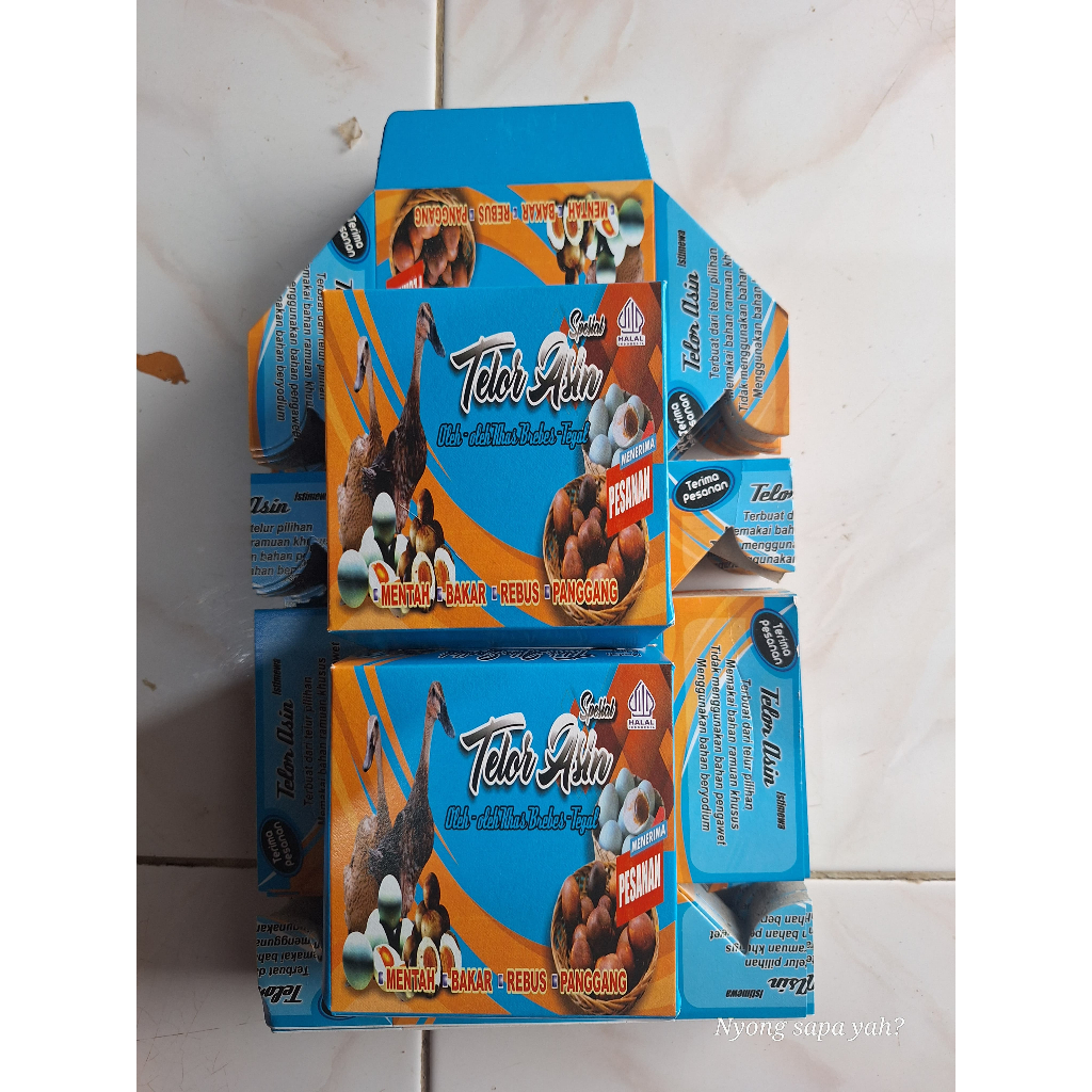 BOX TELOR ASIN UNTUK OLEH-OLEH