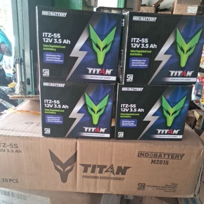 AKI KERING INDOBATTERY BUAT MOTOR HONDA BEAT KVY  BEAT F1 MIOj