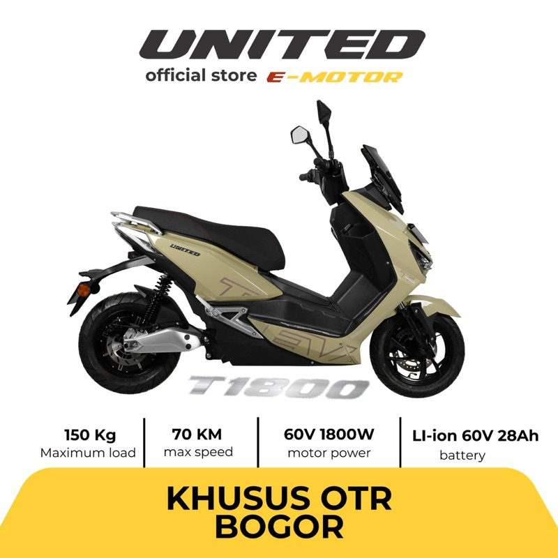 OTR BOGOR- United E-Motor T1800