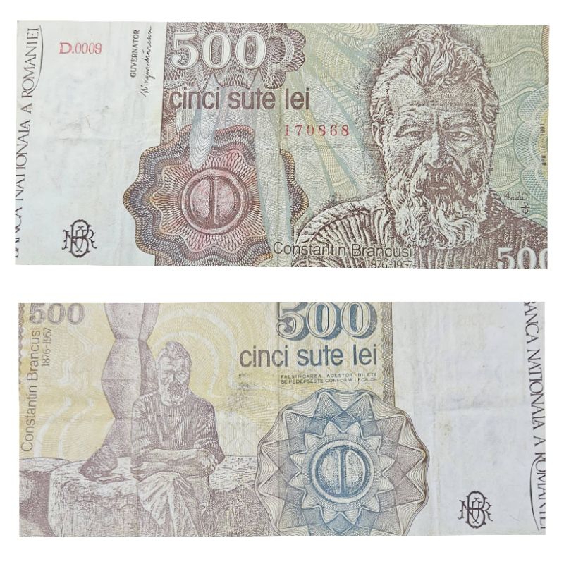 #Koleksi Negara Romania 5000 Leui constanti Brancusi tahun 1957 kondisi AXF utuh dijamin Original 10